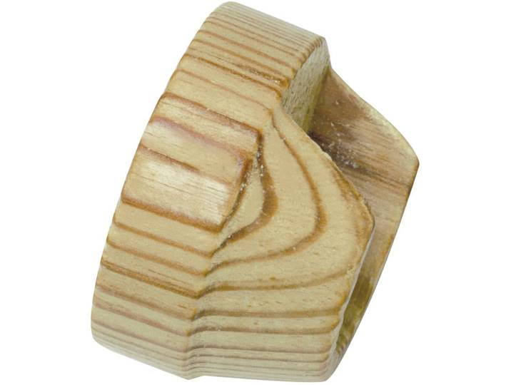Gardinenstangenhalter GARDINIA Wandlager für Ø 28 mm Holz Gr. 1, beige (kiefer), Ø:2,8cm, Gardinenstangenhalterungen, Gardinenstangenhalter, Serie Gardinenstangen-Set Lugano Classic Ø 28 mm