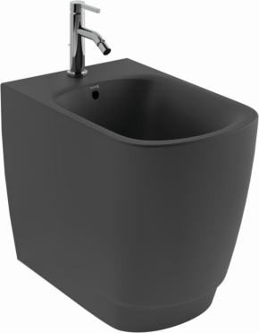Kludi RESA S Stand-Tiefspül-Bidet 27BIB0139 55 cm, verdeckte Befestigungen Mattschwarz