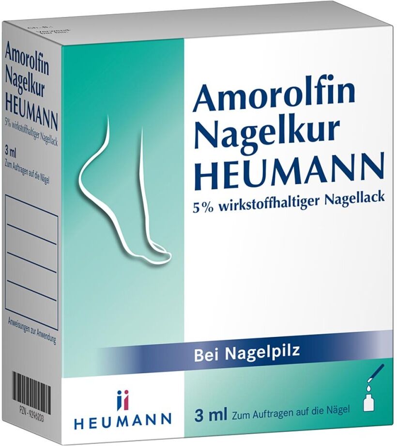 Amorolfin Heumann Amorolfin Nagelkur bei Nagelpilz Heumann 5% 3ml