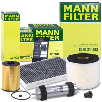 Mann-filter Inspektionspaket Set B [Hersteller-Nr. 40975051] für Audi