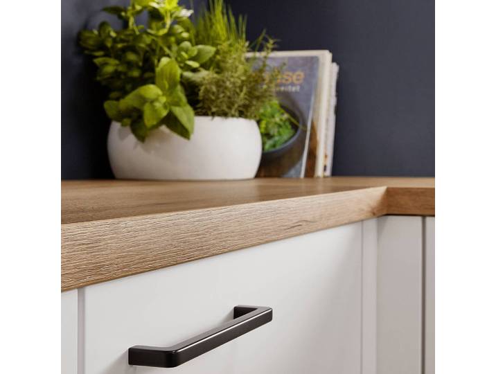 Arbeitsplatte Höhe 3,8 cm 240cm Braun/Eiche Sierra Dekor