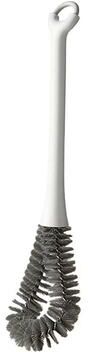 Inspired Deals Long Handle Bottle Cleaning Brush For Cups Water Bottles And Milk Bottles With 360 Degree Bristles gray
