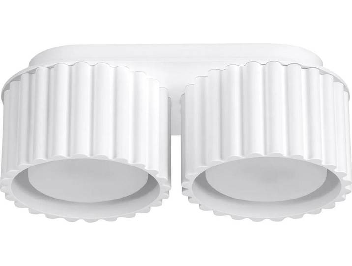 Plafonnier AURA 2 blanc Gx53 2xGx53 10W aluminium 8x10x21cm Sollux Lighting