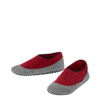 Haussocken FALKE "Cosyshoe", Mädchen, Gr. 27-28, Sockengröße, rot pepper, Obermaterial: 90% Schurwolle, 10% Polyamid, Socken, mit Noppendruck atmungsaktiv, klimaregulierend, geruchshemmend
