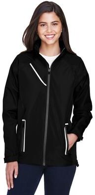Team 365 TT86W Women's Dominator Waterproof Jacket in Black size XL
