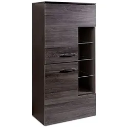 Held-Möbel Midischrank 65 Florida Dekor Eiche Rauchsilber