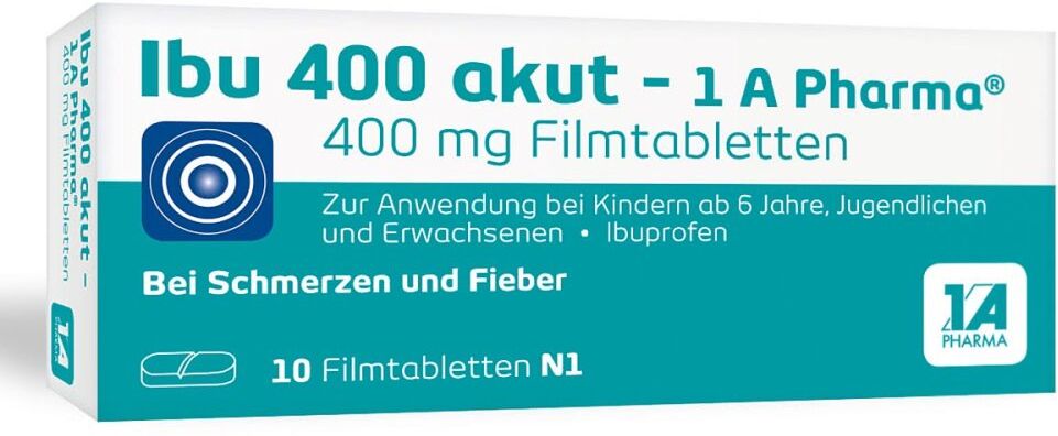 Ibu-400 akut 1A Pharma Ibu 400 akut - 1 A Pharma® Filmtabletten