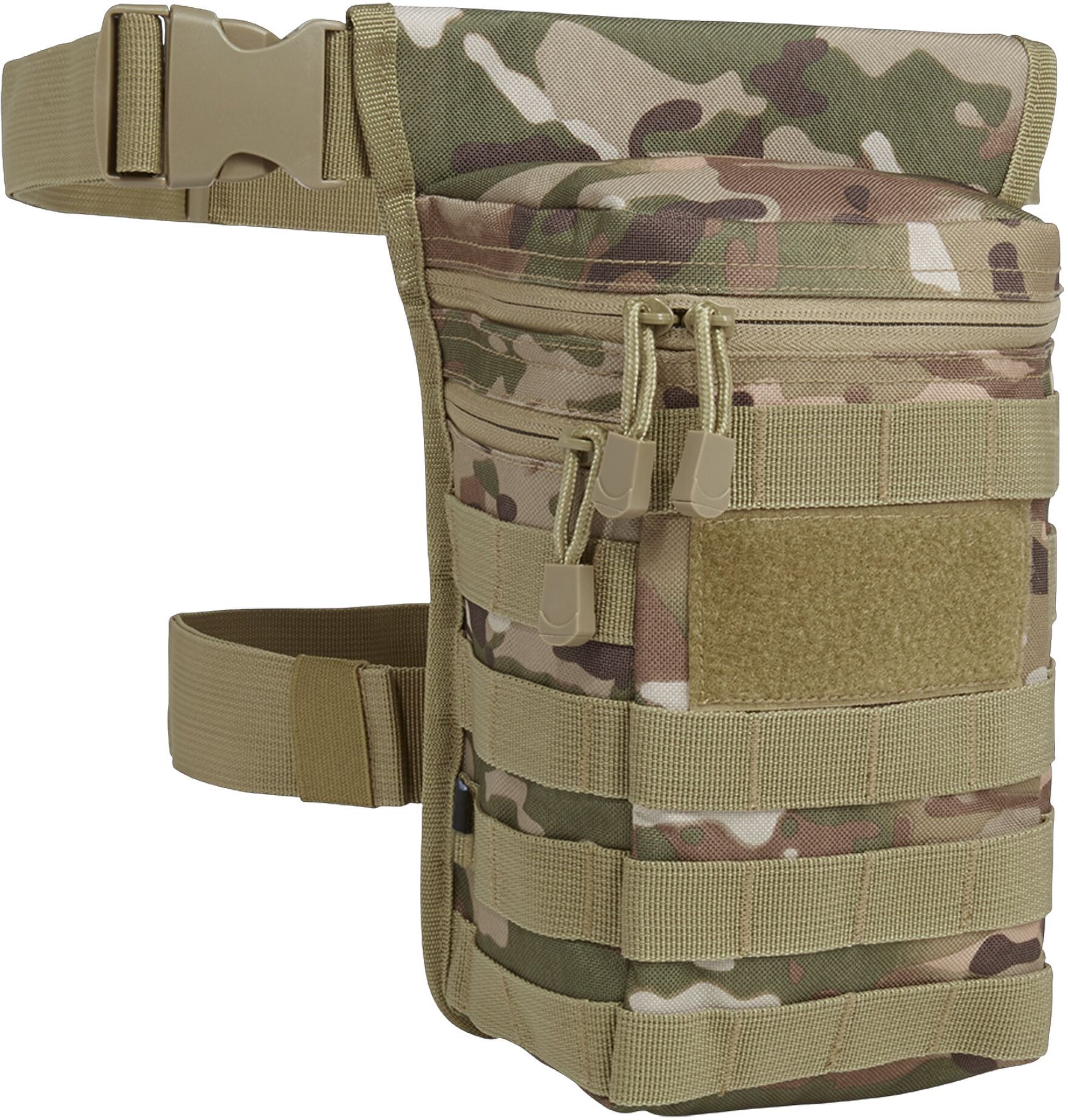 Gürteltasche BRANDIT "Brandit Accessoires side kick bag No.2", Gr. onesize, grün (tactical camo), Polyester, unifarben, Taschen Gürteltasche