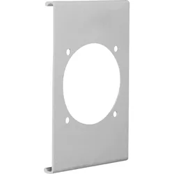 Hager R86827030 Blende CEE-Steckdose 60er Befestigungsspur PVC zu FB Oberteil 150mm steingrau