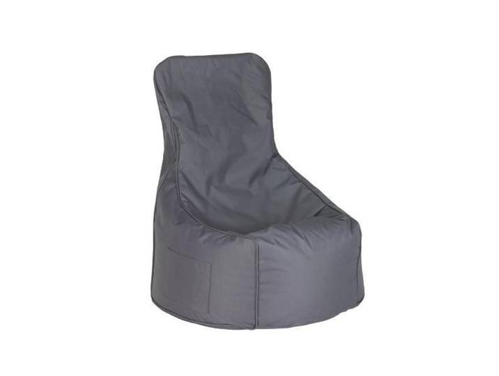 Boxxx Sitzsack, Anthrazit, Textil, cca 270 l, Füllung: Styroporkugeln, 85x100x85 cm, Indoor, Reissverschluss, Wohnzimmer, Sessel, Sitzsäcke