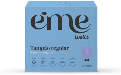 Éme Wells Tampões Menstruais Fluxo Normal Éme 18 un