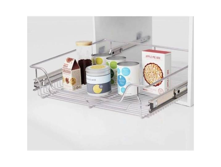 Tiroir Téléscopique de Cuisine - Fanzhong - 60cm - Gris - Contemporain - Design