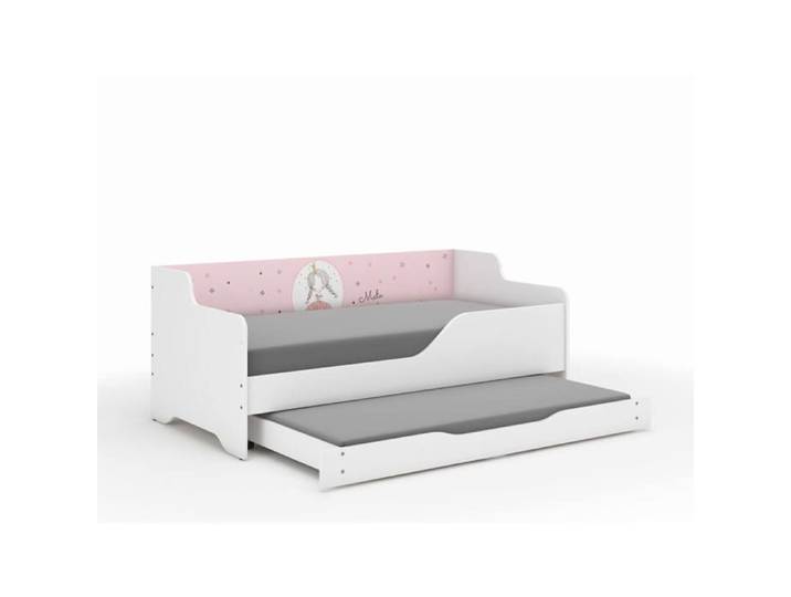 Lit enfant Lilu 160x80 princesse avec fonction couchage