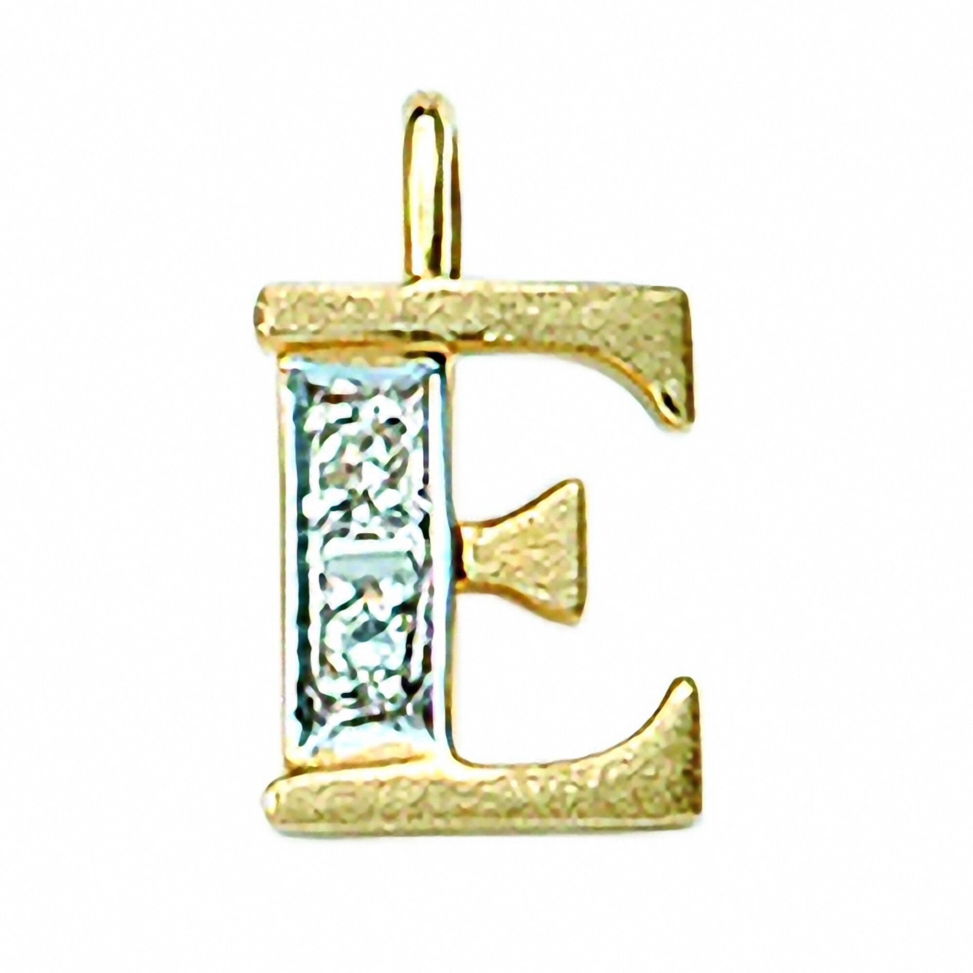 Namenskette ADELIA´S "Adelia's Halskette - Namenskette mit Buchstabenanhänger E mit Diamant aus 585 Gold Halskette - Namenskette mit Buchstabenanhänger E mit Diamant aus 585 Gold" Gr. 45, gold, Halsketten, Damen, Gelbgold 585, Namenskette