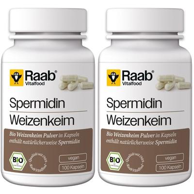 Raab Vitalfood Spermidin Bio Kapseln 2x 2x100 St