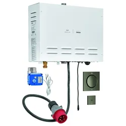 GROHE Dampfgenerator F-digital Deluxe 100751 400 V ohne Rohbau satin graphite, 100751MG00 100751MG00