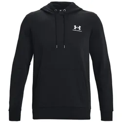 UNDER ARMOUR Essential Fleece Hoodie Herren 001 - black/white L