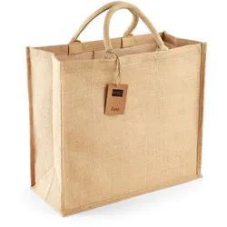 Westford Mill Jute Shopper Jumbo Jute-Tasche W408