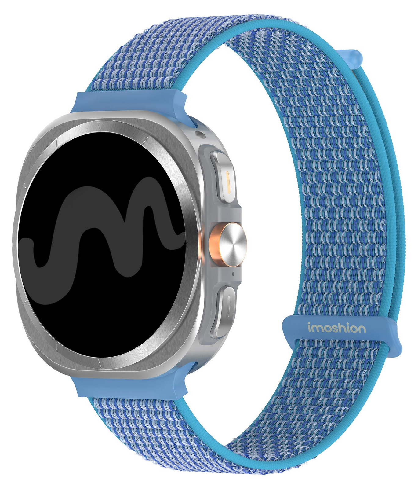 iMoshion Nylon bandje voor Samsung Galaxy Watch Ultra 2 (2026) / Ultra (2024/2025) - Marineblauw