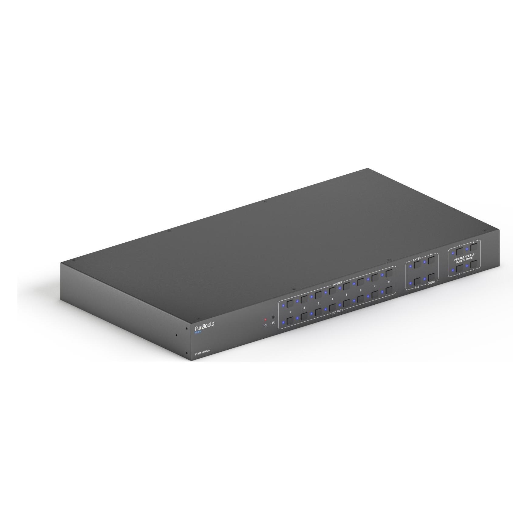 Puretools Matrix Switcher PT-MA-HD88DA HDMI (PT-MA-HD88DA)