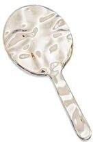 Uplift Picks Heart Shaped Makeup Mirror Portable Metallic Handheld Vanity Mirror p