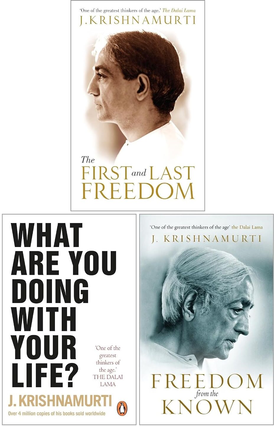 Rider J Krishnamurti Finding Inner Freedom 3 Books Collection Set - Paperback - Mind, Body & Spirit - Adult Philosophy