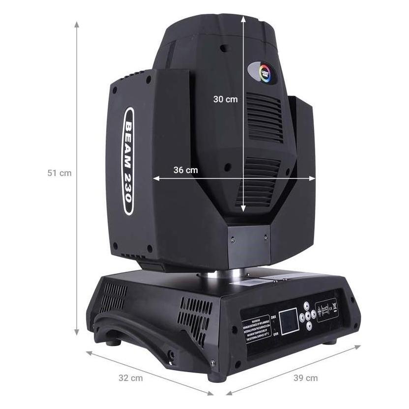 No Name LIGHT4ME 7R BEAM 230W Moving Head Beleuchtung (230 W) (5908249812246)