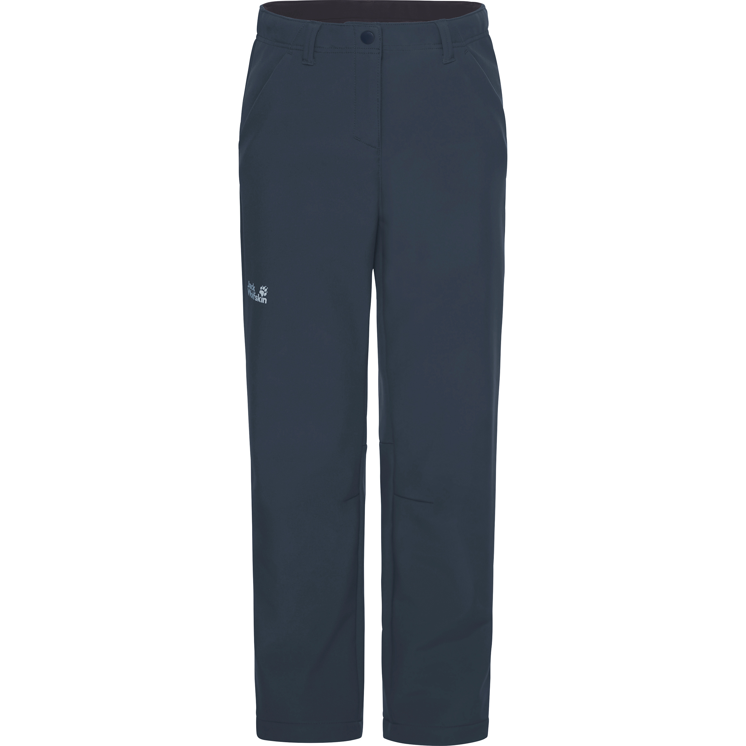 Jack Wolfskin Fourwinds Hose Kinder Softshellhose blau Größe 128 Trekking Wasserabweisend Wasserabweisend