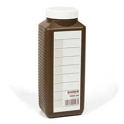 Chemiekalienflasche, braun, 1000 cm3