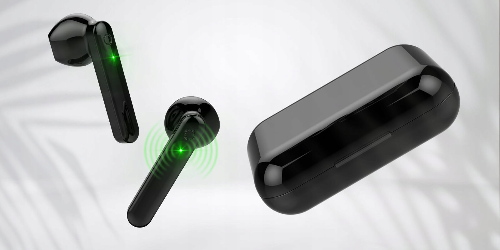 Forever TWE-110 Bluetooth-oordopjes met oplaadcase, zwart