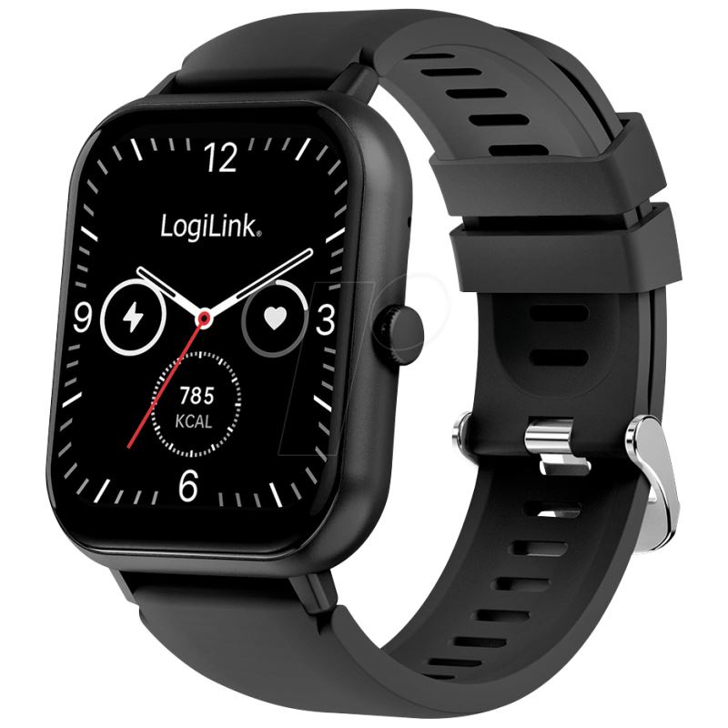 Logilink Smartwatch Edge 1,83" LCD Touchscreen BT5.2 black