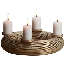 Philippi Adventskranz GRACIA - Stahl - gold - 26 cm