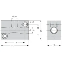 Turck Montagehalterung FCI-1/4-1/4-1/4-A4