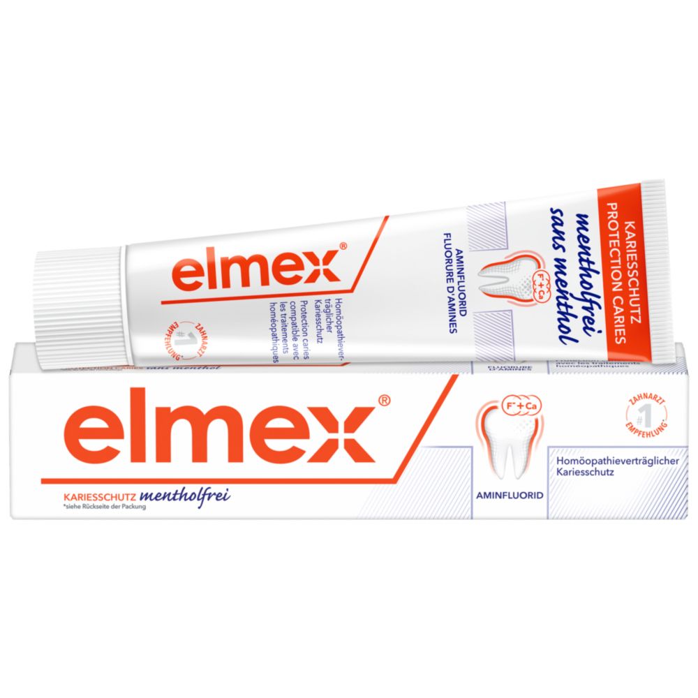 Elmex mentholfrei Zahnpasta m.Faltschachtel 75 ml
