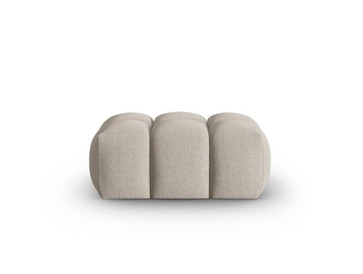 Pouf en tissu structurel le sable