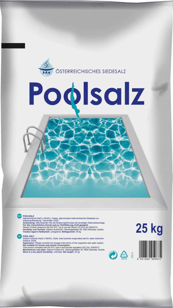 Hamann Mercatus Poolsalz Siedesalz 25 kg