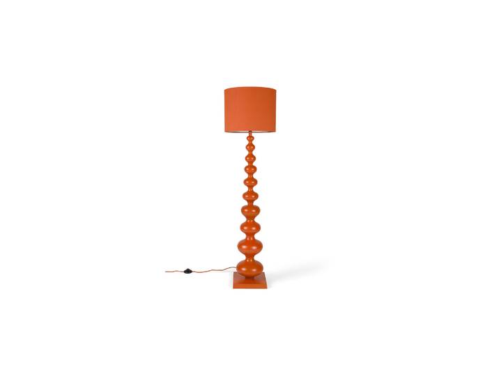 Lampadaire H150 cm en fer orange When Orange is King