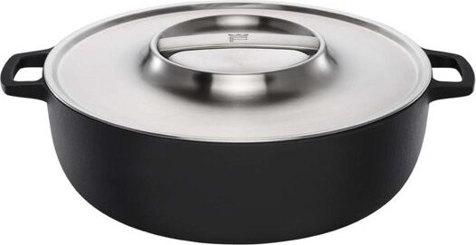 Fiskars Norden Grill Chef Braadpan met deksel, gietijzer, 1066430