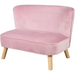 Kindersofa roba LIL (LBH 48x70x50 cm) - rosa - LBH 48x70x50 cm