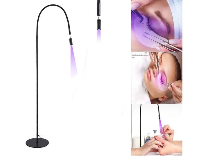 5V USB 5W LED UV colle ultraviolette lampe à polymérisation beauté ongles cils faux cils greffage pied étape interrupteur