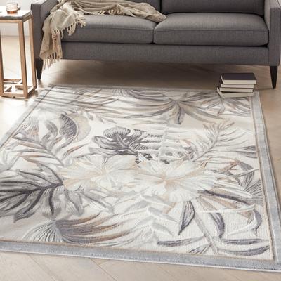 Nourison Pompeii Tropical Contemporary Bordered Area Rug