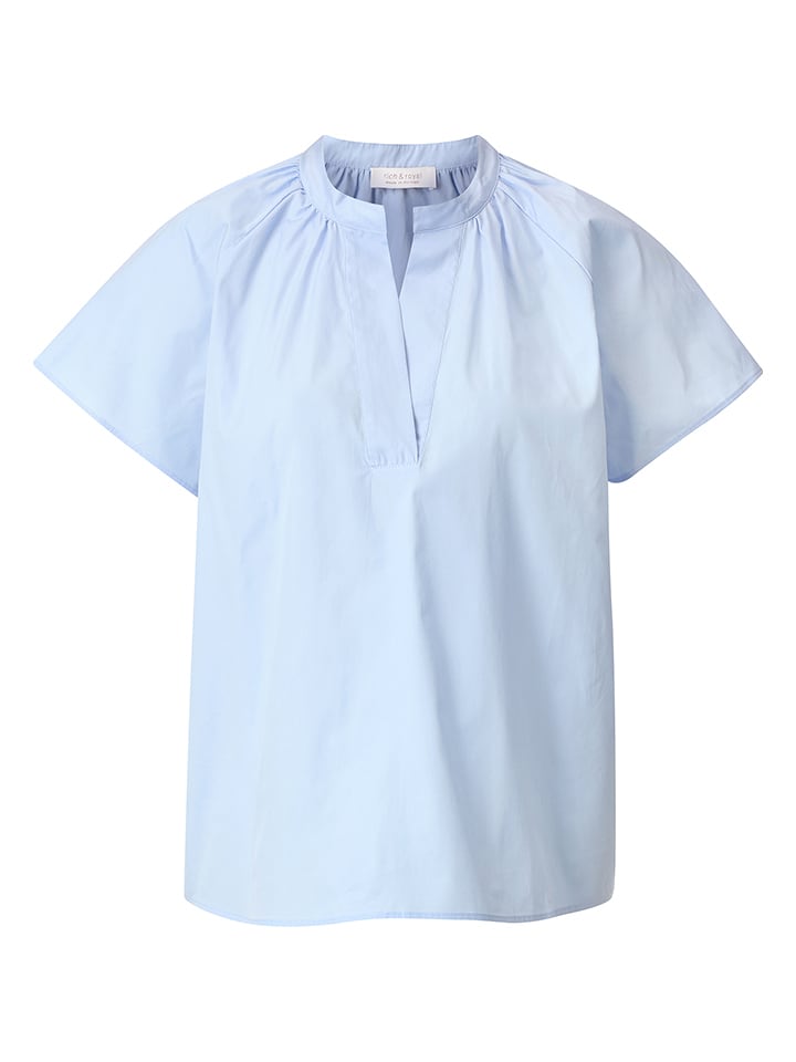 Rich & Royal Bluse in Hellblau - 40