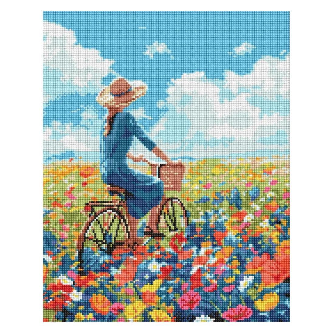 Ideyka Diamantmosaik - Reise in Blumen (57317866)