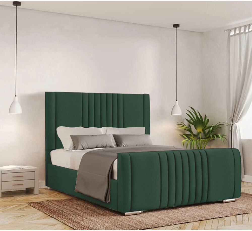 Fairmont Park Ganador Upholstered Bed Emerald Kingsize (5')