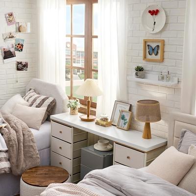 DormCo Dorm Extender Shelf White Desk Topper (Multiple Sizes)