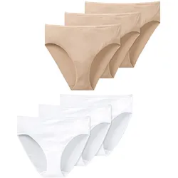 Schiesser Damen Slip Essentials 6er Pack