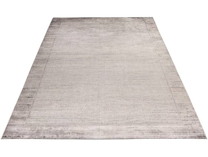 Teppich OBSESSION My Eden of Obsession 203 , grau, B:140cm H:10mm L:200cm, Polyacryl, Viskose, Teppiche, Teppich, meliert, mit Bordüre, besonders hohe Knotendichte, aus 85% Viskose