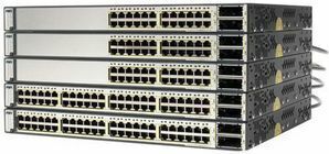 Cisco Catalyst 3750-E 48-Port Multi-Layer Ethernet Switch w/ PoE, gemanaged, 1 Gbit/Sek, RMON 1, RMON 2, RMON 3, RMON 9, Telnet, SNMP 3, Ethernet, Ethernet, Fast Ethernet, Gigabit Ethernet, 1U