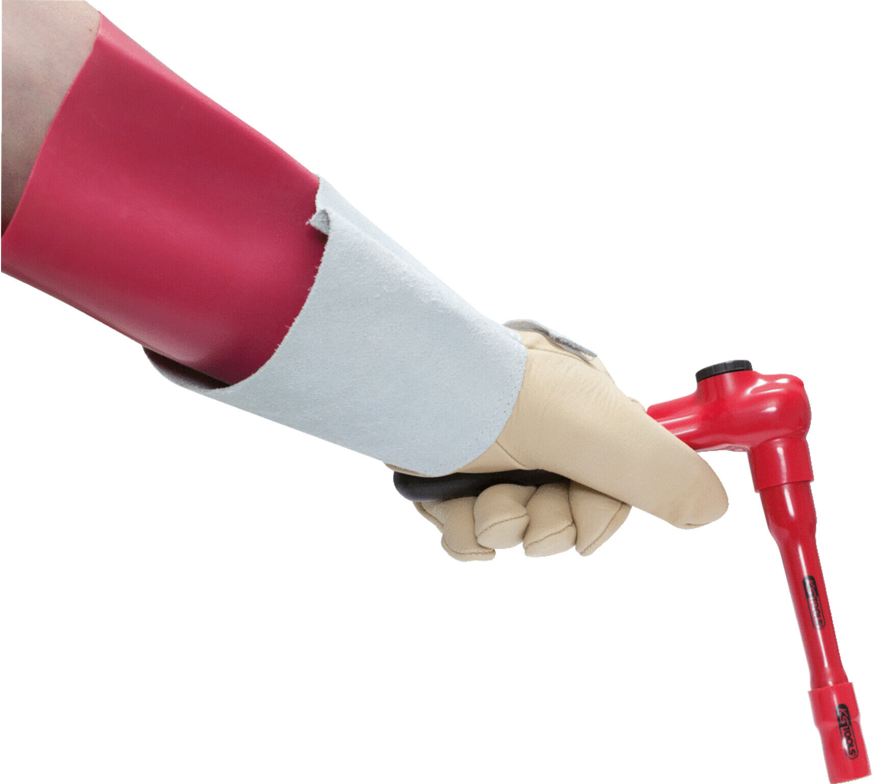 KS Tools 3/8" Isolierte Umschaltknarre mit Verriegelungsmechanik, 32 Zahn (117.3800)