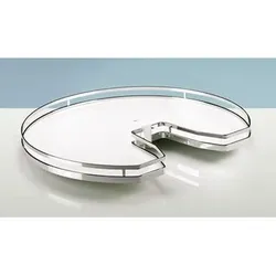 Eckschrankdrehbeschlag-Tablarboden 800 x 800mm, Arena STYLE 9080042, Stahl